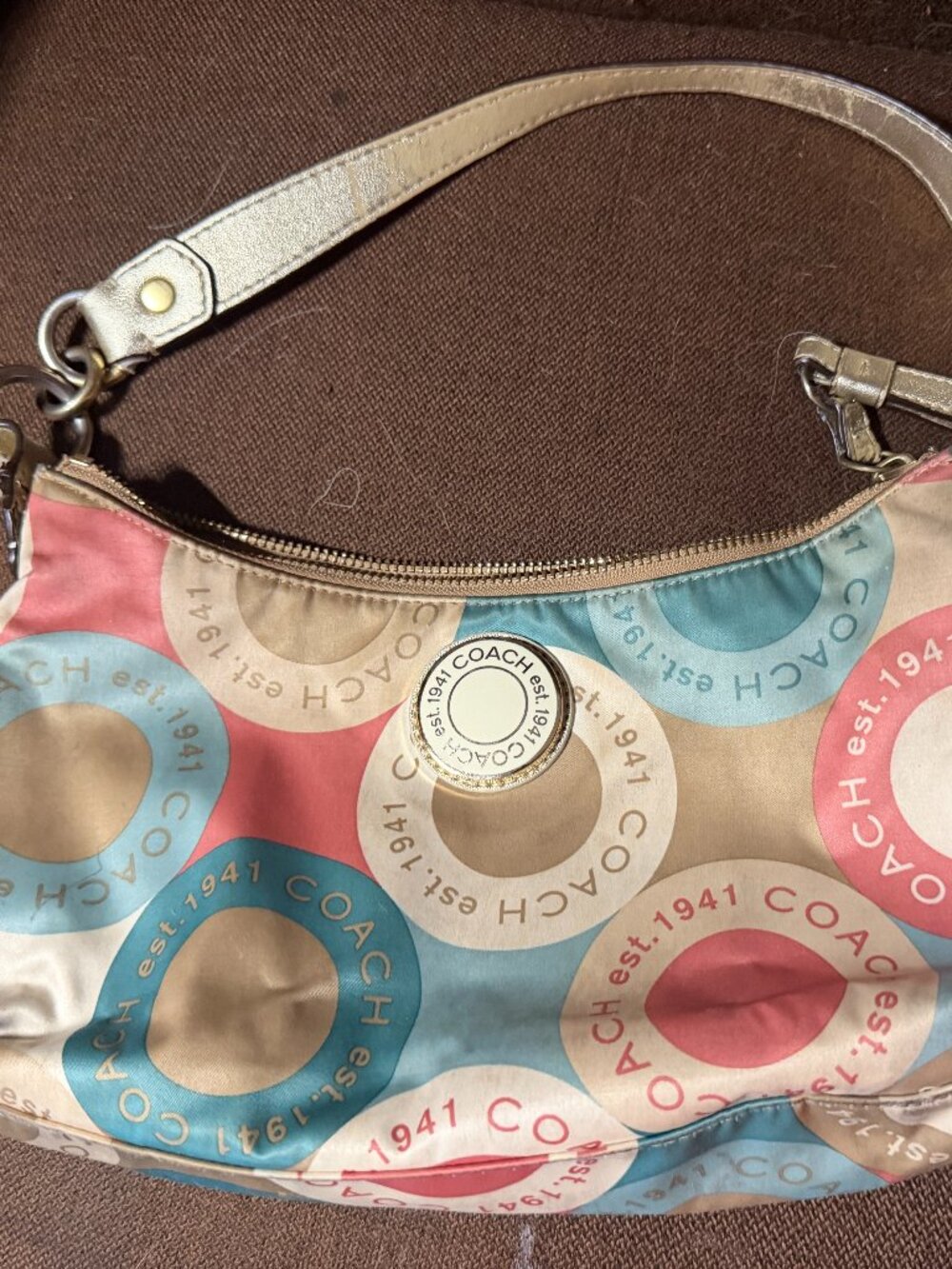 COACH Snaphead Demi Multicolor Purse